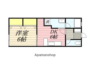 ノースハイツ深堀【102号室】の間取り