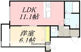 PREMIERE FUKABORI(プルミエール深堀)【302号室】の間取り