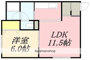 マンションT&KⅡ【303号室】の間取り