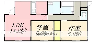 リヴェール深堀(リヴェールフカボリ)【1階】の間取り