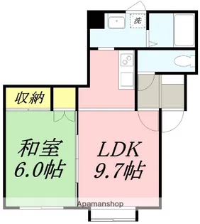深澤ハイツ【101号室】の間取り