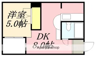 マンションPASSO(マンションパッソ)【304号室】の間取り