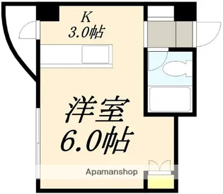 マンションPASSO(マンションパッソ)【5階】の間取り