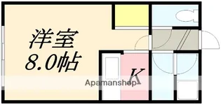LE CHAT TABBY Ⅳ(ルシャタビィ)【202号室】の間取り