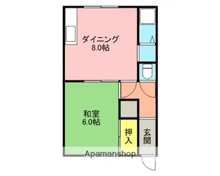 ハイツJ【302号室】の間取り