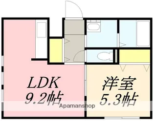 PERAZZI松川(ペラッツィ松川)【3階】の間取り