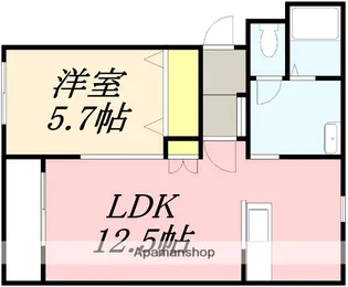 メープルコートネクスト【403号室】の間取り