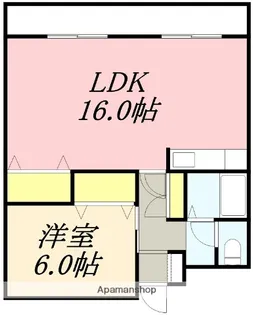 コートハウス的場(COURT HOUSE 的場)【702号室】の間取り