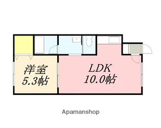 ルカ的場【305号室】の間取り
