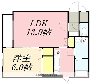 LIBEA MATOBA(リベア的場)【1階】の間取り
