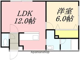 TOKU TRASUTO MINATO(トクトラスト港)【307号室】の間取り