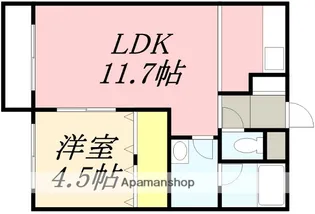 ユニBOX4【303号室】の間取り