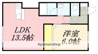 Doux Maison【202号室】の間取り