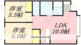 KTアパートメント【102号室】の間取り