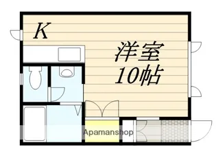 ノースウエストⅡ【206号室】の間取り