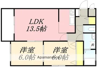 ミユ港町3丁目【3階】の間取り