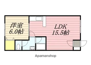 レストはまなす港【203号室】の間取り