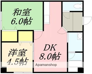 どりーむハイツK【302号室】の間取り