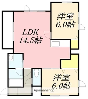 めぞん七番館【1階】の間取り