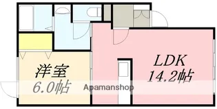 ボンヌシャーンスⅠ【202号室】の間取り