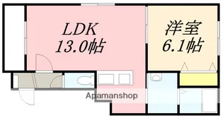 メープルコート千歳(チトセ)【301号室】の間取り