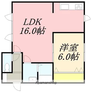 コスモレジデンス朋【103号室】の間取り