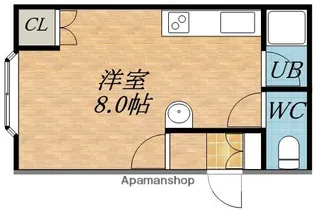 メゾンMⅡ【202号室】の間取り