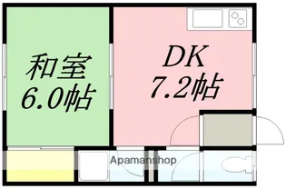 クリエイト時任【205号室】の間取り