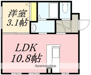 PERAZZI時任(ペラッツィ時任)【101号室】の間取り