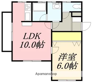 MS.SAKATA【101号室】の間取り