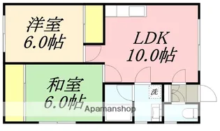 グラシア湯川2丁目【C号室】の間取り