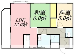 ライオンズマンション函館湯川第3【207号室】の間取り