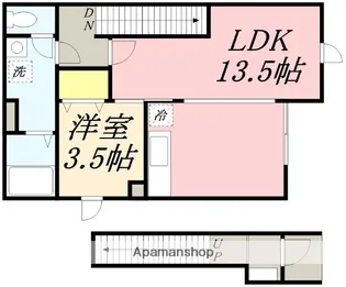 サンモール湯川【202号室】の間取り