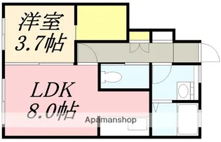サンシャイン【101号室】の間取り