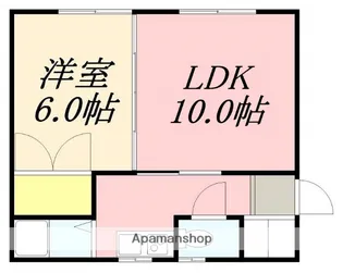 ハイツフェリカ【106号室】の間取り