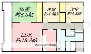 大森マンション【302号室】の間取り