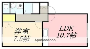 レジェーロ藤【201号室】の間取り
