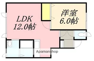 CARINO LEPRE(カリーノレプレ)【201号室】の間取り