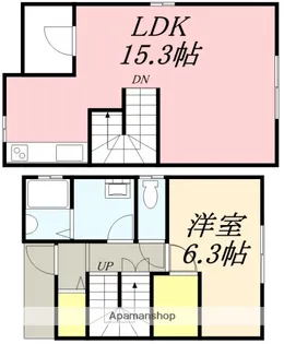 ランソン湯浜【1階】の間取り