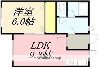 ヴェルドミール湯川【303号室】の間取り