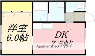 コーポ吉川(コーポヨシカワ)【202号室】の間取り