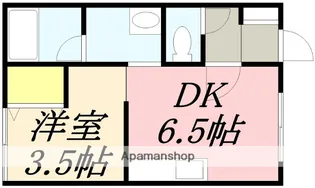 アベニュー【102号室】の間取り