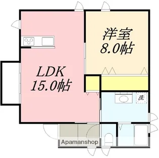 カーサフェリーチェ【101号室】の間取り