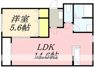 グランメール本通Ⅰ【3階】の間取り
