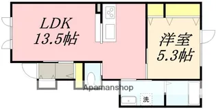 コルレ本通【101号室】の間取り