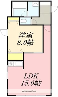 山の手ビル【3階】の間取り