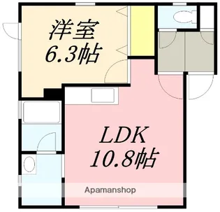 ヤマニハウスⅦ【102号室】の間取り