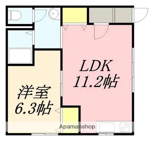とぴあ館【201号室】の間取り