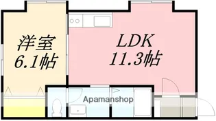 RI夢【202号室】の間取り