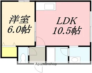 ラ・ルート【102号室】の間取り